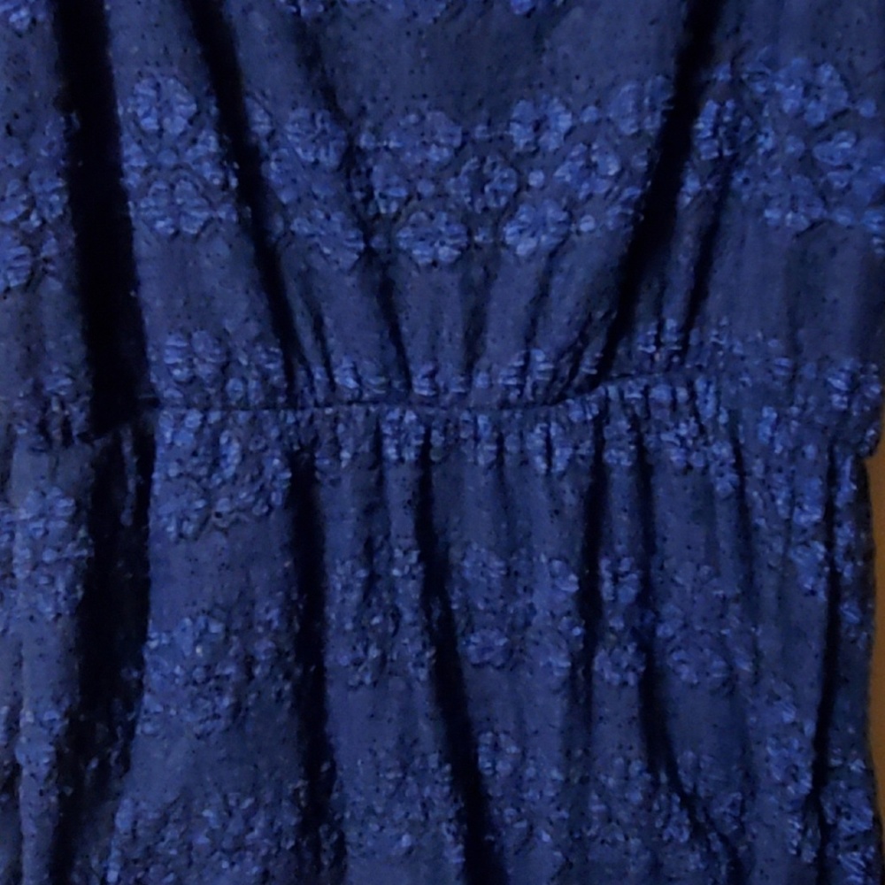 Vanity Navy Dress With Lace Overlay - XL - Picture 3 of 7